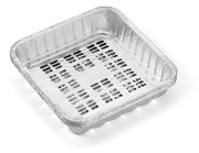 Poêle à barbecue pour légumes alu - 4 pces 